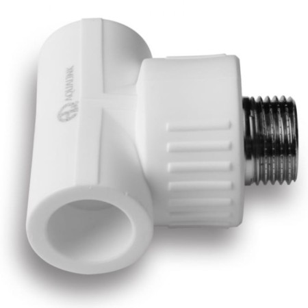 Combined Aqualink, polypropylene tee, d = 25 mm x 3/4 ", external thread-5