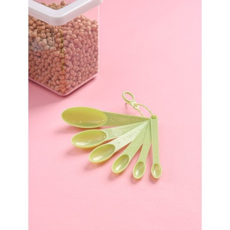A set of measured spoons of the share "Grace", 6 pcs, 13 × 3 cm, color mix-3