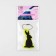The reflective element "Rabbit silhouette", bilateral, 3.3 × 6 cm, color mix