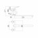 Fashun A2281-8 bath mixer, single-leaf, pouring 320 mm, with a shower, white