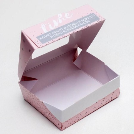 Confectionery packaging, boxing box "Magic Time", 10 x 8 x 3.5 cm-1
