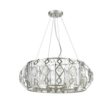 Buzzati chandelier, 8x40W E14, champagne color, white-1
