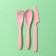 A set of cutlery “High?”, Fork, spoon, knife