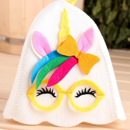 Bath cap with an applique "Tasia"-1