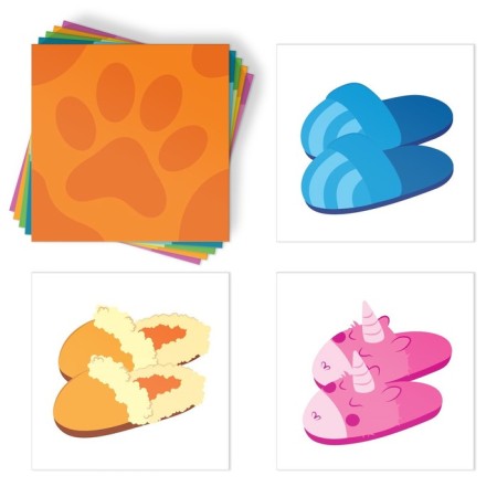 Board game "What in slippers", 102 cards, figure, 8+-4