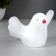 Night Bird LED from batteries white RISALUX