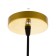 Lamp Bayerlux "Shella" E27 40W gold 22x100 cm