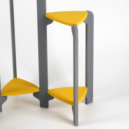 Standing Column Stolka Triangular Flora (3 places) gray-yellow-1