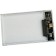 External case for HDD/SSD AGESTAR 3UB2P4C SATA III USB3.0, plastic, transparent, 2.5 "