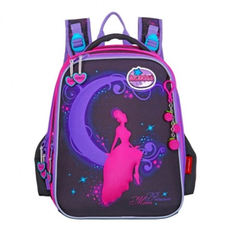 Frame backpack 36 x 29 x 17 cm, Across 192, filling: bag, purple ACR22-192-8-1