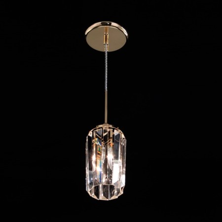 Syndi Syndes chandelier 1x60W E14 gold 15x15x30 cm-1