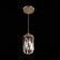 Syndi Syndes chandelier 1x60W E14 gold 15x15x30 cm