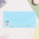 The envelope for the money "Happy Birthday!" turquoise, embossing, 17 x 8 cm