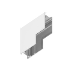 Ambrella Connector Corner internal for the Magnetic GL3377 WH, White overhead tire pipeline
