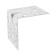Corner fixed reinforced tundra, 105x105x90x1.5 mm, in packaging 4 pcs.