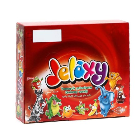 Chewing marmalade Jelaxy Fruit Mix with a fruit taste, 20 g, mix-1