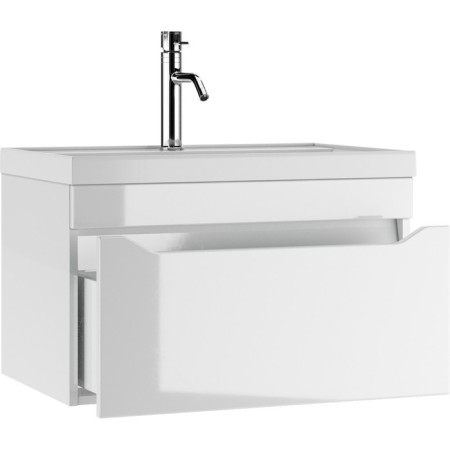 Tumba Iceberg Eva under the Bazis 80 sink, suspended, with one box-2