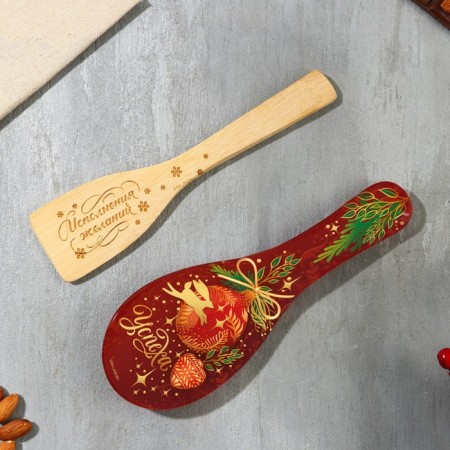 New Year's Gift Set of Success: a spoon stand, a scapula-2