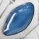 Ceramic oval "Galaxy", 23 × 12 cm, a mix of a blue shade