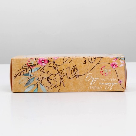 Box for Makarun, confectionery packaging, "Happiness", 18 x 5.5 x 5.5 cm-2
