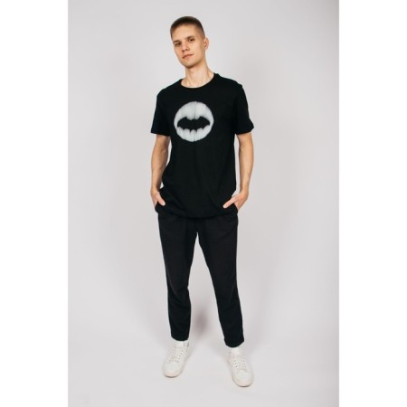 Male T -shirt, size 48, black color