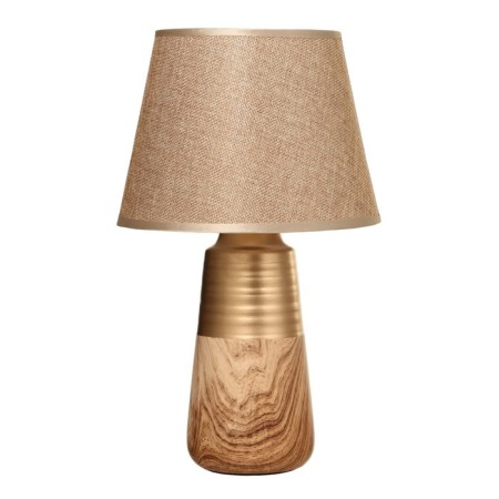 Table lamp "Florinda" 1x40W E14 Gold-light wood 22x22x37 cm Risalux-6