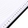Telephone book A5, 64 sheets of Devente. Bravo, a solid cover of artificial leather with foam rubber, block 70 g/m2, black