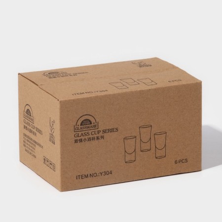 Set of piles, glass, d = 4.5 cm, h = 7.2 cm, 35 ml, 6 pcs-3