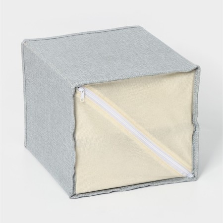 Box LADOOM "Francesca", 2 drawers, 22 × 22 × 20.5 cm, gray-blue-4