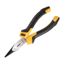 Deli pliers, elongated, rubberized two -component pen, CRV, 160 mm