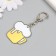 Acryl key a "beer mug" 4.2x4 cm