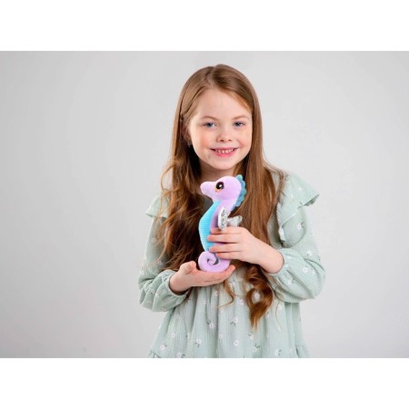 Soft toy "Sea Horse", purple color-5