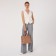 Luggage bag on lightning, 2 external pockets, pink color