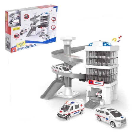 Parking "Ambulance", with 2 cars, light and sound