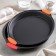 The form for baking is the “corrugated circle. Care ", 30.5 × 4 cm, with silicone handles, anti -stick coating, black color