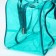 Bag in the maternity hospital 30x50x25, colored PVC, turquoise color