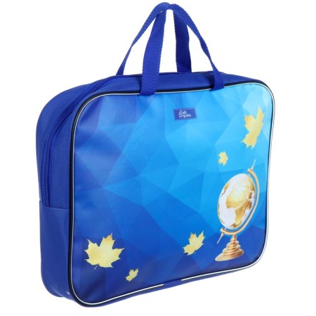 Folder with handles Textile A4, 350 x 270 x 70 mm, calligrata "Globus"-1