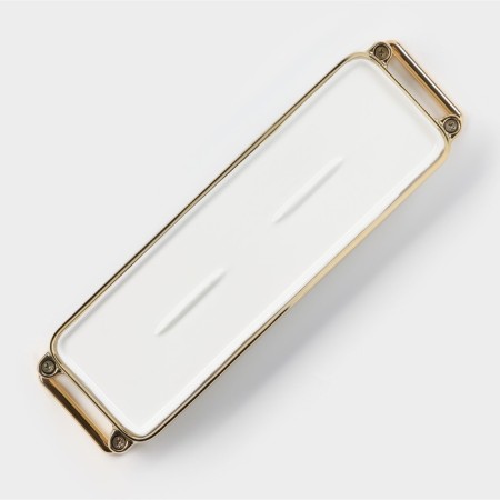 Ceramic dish for Gold, 31.5 × 9.3 × 4 cm-6
