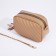 Cross-Bodi Bag on a zipper, beige color