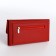 Women's wallet on magnet, red color