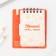 Chancellery set for graduation "graduate" Notepad A7.32 sheet, mini-hand