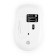 Mouse call 509mw White white optical (1600dpi) Wireless USB (4but)