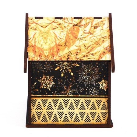 Tea house “Let all desires come true”, 15.5 x 9 x 11.1 cm.-4