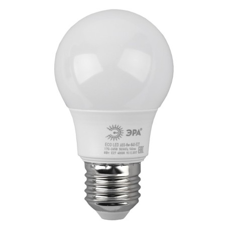 LED LED era Red Line “GRUSH”, 8 W, E27, 640 lm, 4000k, glow of white