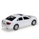 Metal machine Toyota Camry, 12 cm, doors open, inertial, white color