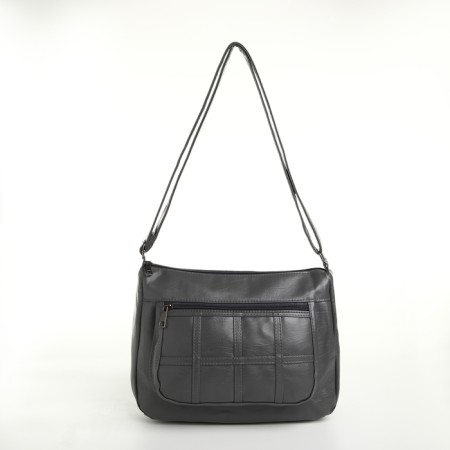 Women's bag with lightning, gray color