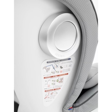 AMAROBABY Champion, ISOFIX fastening, class D, group 0+/1/2/3 (0-36 kg), gray gray-8