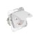 1-seater socket kranz ceramics s/s with a lid s/a 16a fur. Bel KR-78-0216