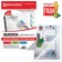 A4, 150 μm binding covers, 100 sheets, plastic, transparent colorless, Brauberg 530825