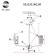Ceiling Ceiling ST LUCE. SL1233.302.05. Bitonto. 5x60 watts, E14, 58x58x49 cm, brass color
